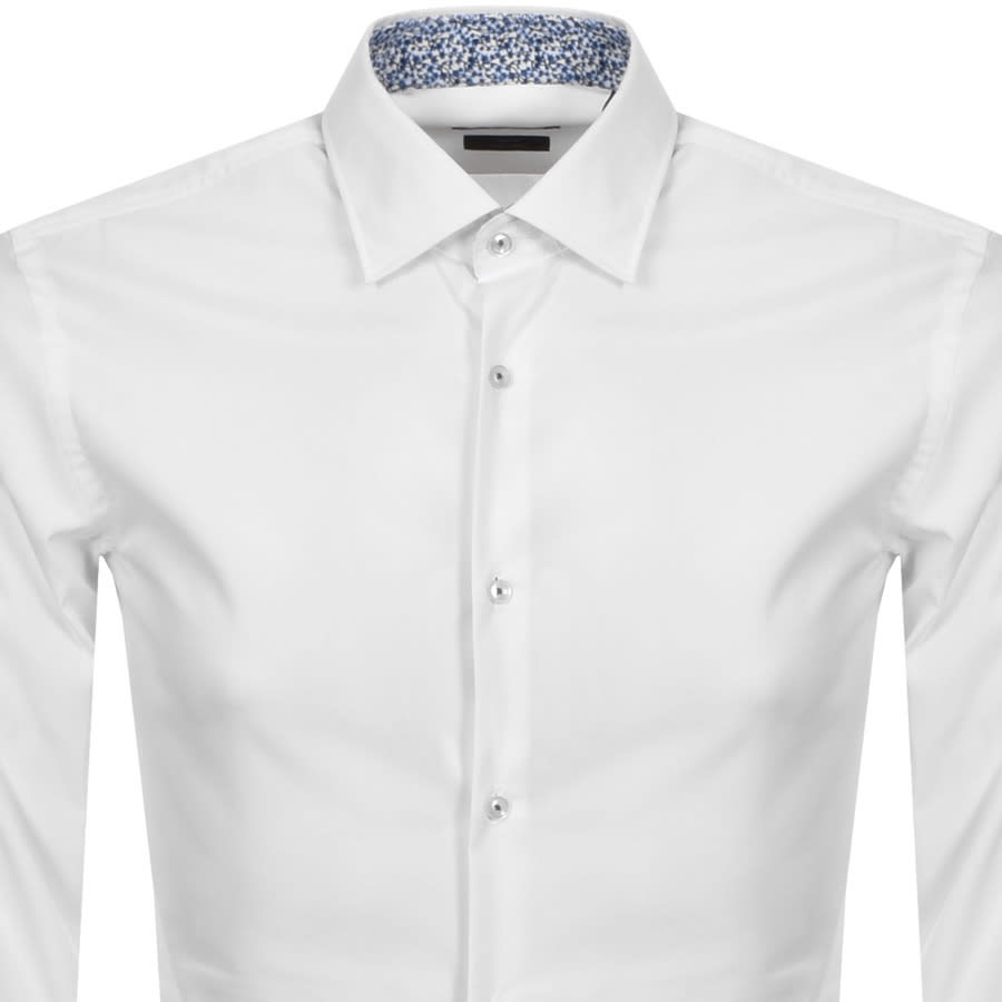 Alternative Image for ProductBOSS Joras Slim Fit Long Sleeve Shirt White2